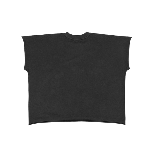 Raw Edge Boxy Non-Shrink T-Shirt